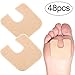 48 Pieces U-shaped Felt Callus Pads Callus Cushions Toe Pads Self Adhesive Corn Pads for Protecting Foot (Skin Color)