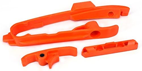 Orange Chain Slider Swingarm Guide Clamp For KTM SX SXF 125 150 200 250 350 450 525 2011-2015