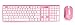 Azio HUE 2 Pink Wireless Keyboard & Mouse Combo (KM508-PN)