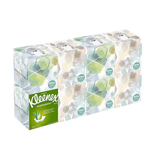 Kleenex Expressions Soothing Lotion Facial Tissues, 8 Cube Boxes, 65 Tissues per Box (520 Tissues To - //coolthings.us