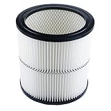 17884 Vacuum Filter Replacement Parts Compatible with Craftsman 9-17884 17935 17937 17920 Cartridge Shop Vac Filter - Fit 6/8/12 and 16 Gallon Vacs ...