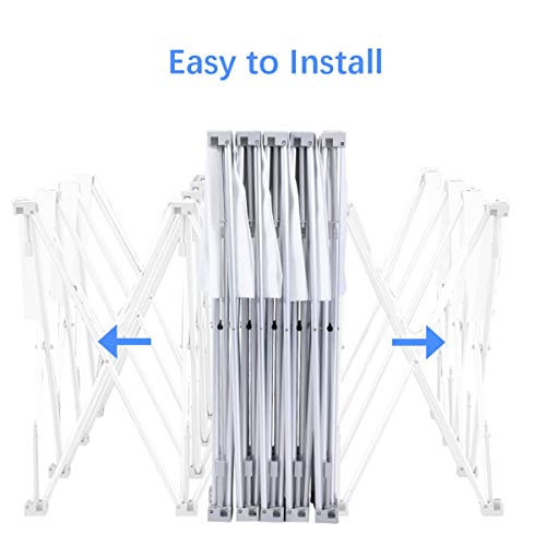 EVIEUN Aluminum Portable Straight Pop Up Trade Show Display Stand Backdrop Booth Frame Product Advertising Wall Christmas Activity Wall 8X12Ft