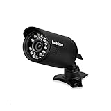 ISEEUSEE 720P Video Security Camera 1.3MP 1200TVL Indoor/Outdoor Night Vision Bullet Video security Cameras- Black