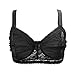 YUENA CARE YuenaCare #0147 Pocket Bra For Silicone Breast Forms Crossdress Bra (Black,42D)