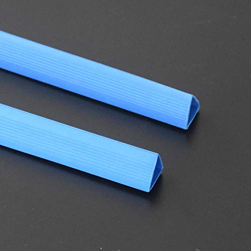Lind Kitchen 20pcs A4 Sliding Binding Bars for Report Cover School Office Supplies,Blue Documents Files Binding Spine Bars