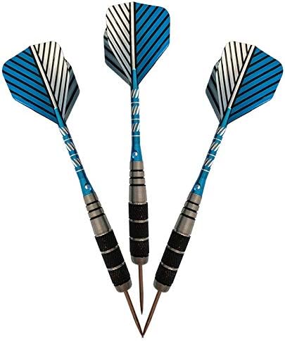 yaoyao Darts 3Pcs Set Steel Needle Tip With Dart Flights Aluminium Shafts 23G A Skillful Adult Game. Not A Child'S Toy Or For Use By Children