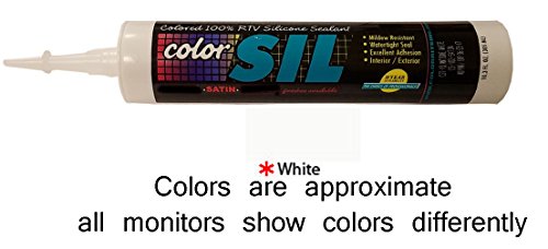 Color Matched Silicone Caulk - Southern Grouts & Mortar (39 Colors) (White)