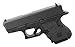 TALON Grips Adhesive Pistol Grip Compatible with Glock 26, 27, 28, 33, 39 – Made in The USA – Gen - Granulate, Black