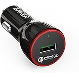 Anker Quick Charge 3.0 24W USB Car Charger, PowerDrive+ 1 for Galaxy S7/S6/Edge/Plus, Note 5/4 and PowerIQ for iPhone Xs/XS Max/XR/X/8/7/6/Plus, iPad Pro/Air 2/Mini, LG, Nexus, HTC and More