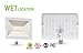 ASD LED SMD Slim Floodlight with arm 50W 5133lm 5000K ETL, White (CASE Qty 20)