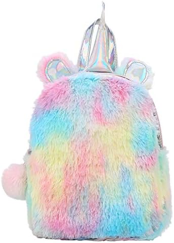 girls fluffy backpack
