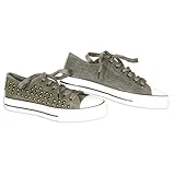 Twisted Women's KIX Lo-Top Double Upper Lace Up Fashion Sneaker