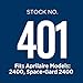 AprilAire 401 Replacement Furnace Filter for AprilAire 2400, Space-Gard 2400 Whole-House Air Purifiers - MERV 10, 16x25x6 Air Filter (Pack of 2)