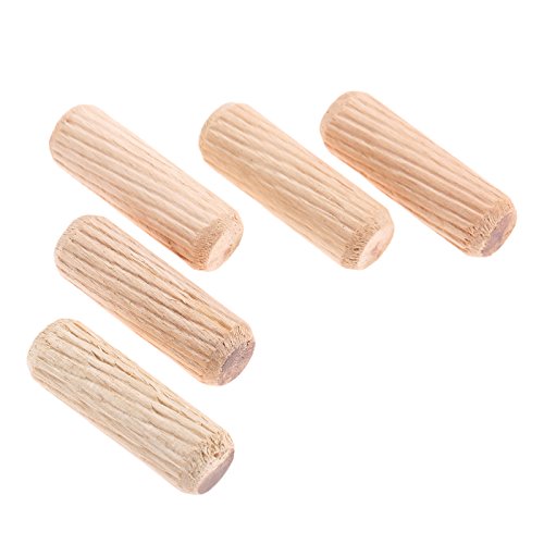 50pcs Woodworking Hardwood Round Dowel Pins Wooden Craft Rods Furniture Fitting Tools 10x30mm(DxL)/0.39"x1.18"