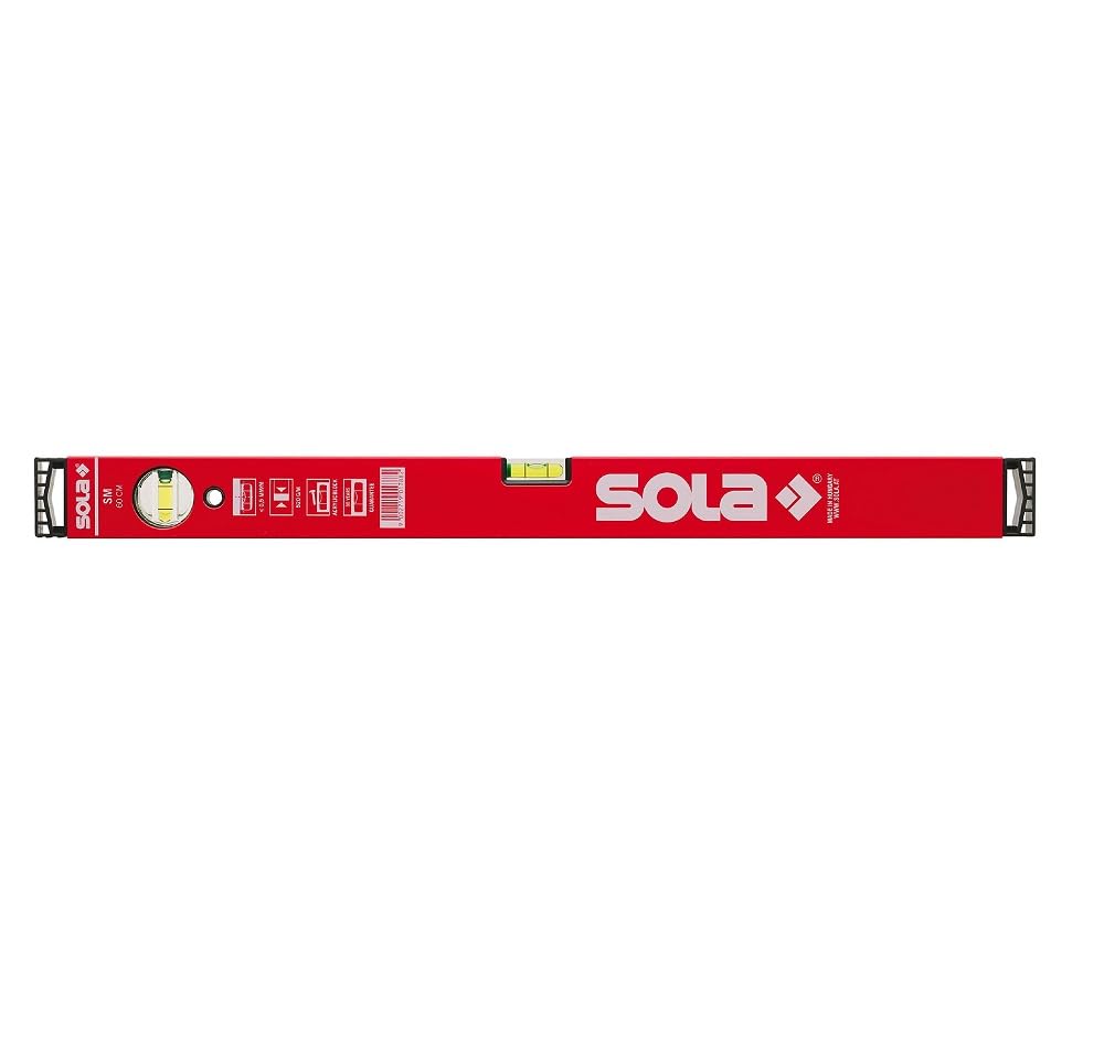 SOLA SM100RED - Nivel de burbuja de perfil Tubular SM Red (1000 mm)