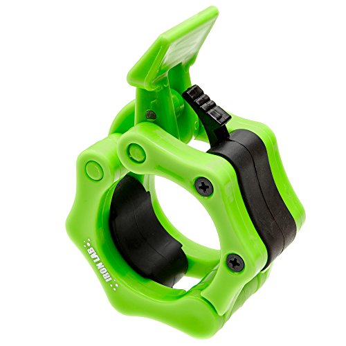 Iron Lab Olympic Barbell Collar Pair of 2" Inch Pro ABS Locking Set of