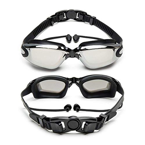 YASEN Professional Swim Goggles for Adults, Uv Protection Swimming Goggles, Anti Fog Swimming Goggles for Men