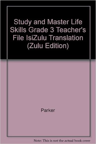 study and master life skills grade 3 teacher s file isizulu translation zulu edition parker 9780521185448 books