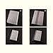 LONG TAO 12 Pcs A5 6 Holes Loose Leaf Notebook Refills Filler Organizer 6 Pcs Zipper Bag and 6 Pcs Business Card Refill Page Included Insert Card Paper Photo Folder Organizer