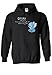 Disney Lilo and Stitch Ohana Cool Novelty Black Men Women Unisex Hooded Sweatshirt Hoodie-L