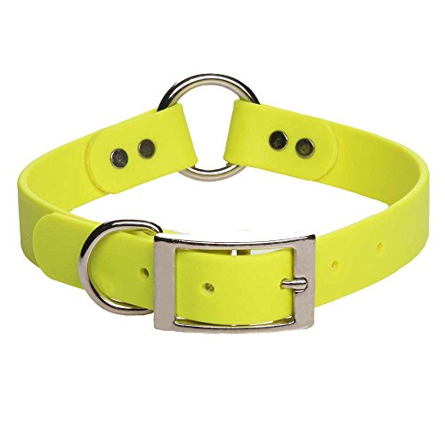 Mendota Pet DuraSoft Hunt Dog Collar, 1 by 20-Inch, Yellow