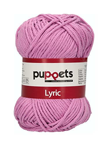 Puppets Lyric, Fuerza: 8, Embalaje: 50G, Longitud: 70M violett Hilos De Ganchillo