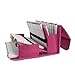 Samaz 80 Slots Marker Carrying Bag Marker Case for Primascolor Marker and Copic Marker (Rose Red)