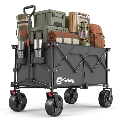Sekey XXL Plus 4011 Bollerwagen Faltbar 200L 200KG All-Terrain Reifen