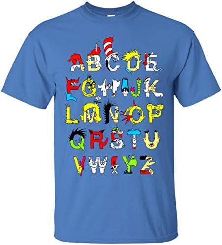 English Alphabet Dr. Seuss Books T Shirt