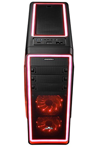Enermax-Ostrog-GT-ATX-Mid-Tower-Computer-Case-with-Acrylic-See-Thru-Side-Panel-ECA3280A-BR-BlackRed