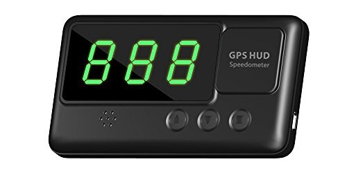 Oxygentle Universal Car HUD Head-up Display GPS Speedometer with Overspeed Alarm Tired Driving Warning Windshield Project for All Vehicle