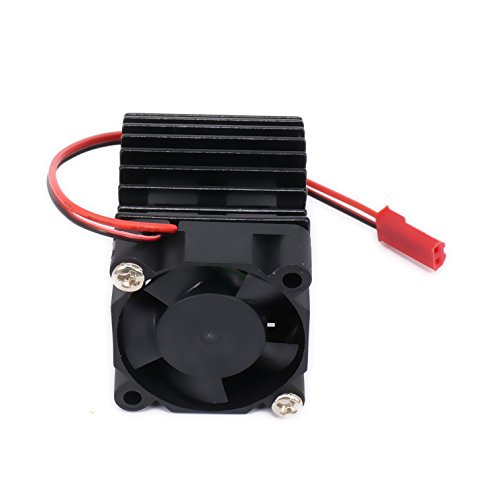 540/545/550 Motor Heatsink Electric Engine Heat Sink with 30mm Cooling Fan 56V for 1/10 RC