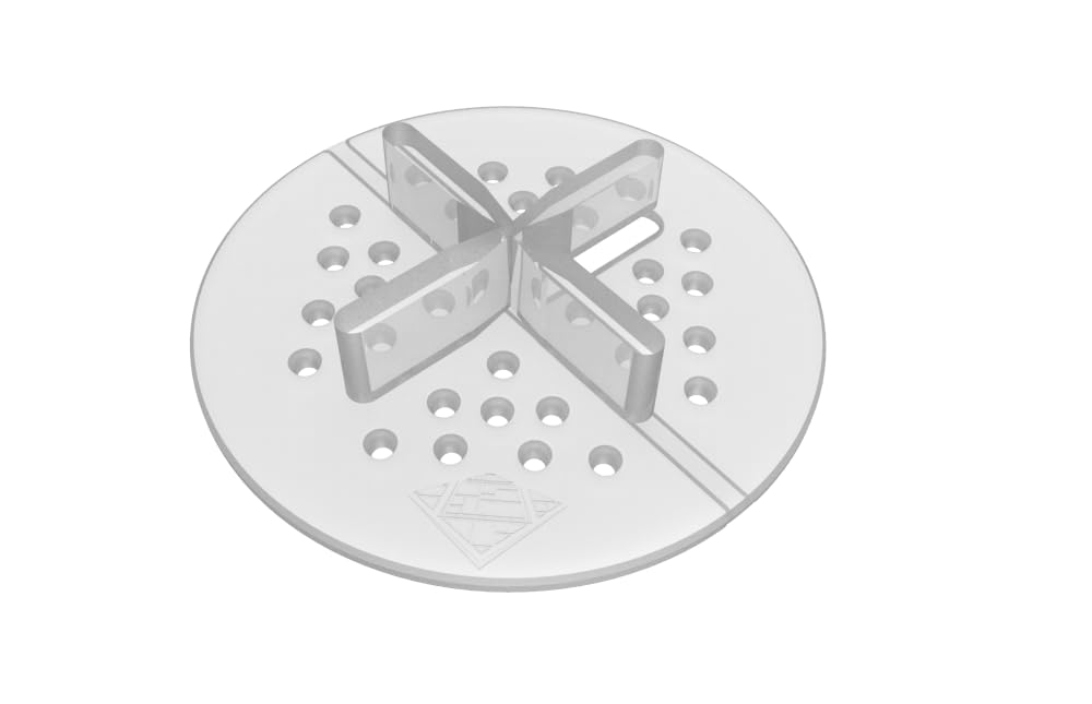 Photo 1 of Spacer Solutions Plastic Tile Spacers, 10mm Height, 2.5" Diameter, 3.5mm Spacing, Pack of 100