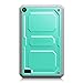 Fintie Impact Resistant Case for Fire 7 2015 - [CaseBot Tuatara] Rugged Unibody Dual Layer Hybrid Full Protective Bumper Cover with Built-in Screen Protector for Amazon Fire 7