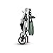 2018 UPPAbaby Cruz Stroller -Jordan (Charcoal Melange/Silver/Black Leather)