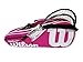 Wilson Advantage II Tennis Bag - Pink/White