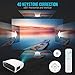 Projector, WiMius Upgrade HD Video Projector 5500Lux Native 1920 x 1080P, Outdoor Home Theater Movie Projector, 4K Zoom ±50° Remote Keystone, Compatible with Fire TV Stick, PS4, PC, iPhone, Androidthumb 2