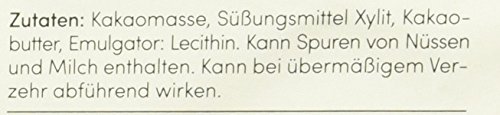 Birkengold Edelbitter Schokolade zuckerfrei, 3er Pack | ohne Zucker | 85 % Kakaoanteil | nur mit europäischem Xylit gesüßt | fairtrade | vegan – Bild 7
