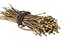 Antique Bronze Solid Brass Head Ball Pins for Jewelry Making, Earrings - Hypoallergenic (70mm x 21 Gauge) 3 Inch