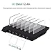 Best USB Charging Station & Universal 6 Port Desktop Docking Organizer Hub With Fast Battery Charger For Your Apple iPhone, Samsung Cell Phone, iPad, Android Tablet & Multiple Mobile Devices, Gadgets.