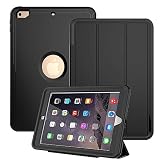 iPad 9.7 2018/2017 Case, iPad 6th Generation Case Hybrid Shockproof Rugged Drop Protection Smart Case with Auto Sleep Wake Function Full Body Protective for New iPad 9.7-inch A1893/A1954 (Black)