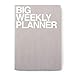 JSTORY Big Personal Wide Spaces Weekly Planner 28 Sheets Gray