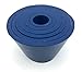 Soccerene Filter Adapter Cones Set, Buchner Funnel Flask Adapter Set, Tapered Collar Blue, Pack of 6
