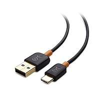 Cable Matters USB 2.0 Type C (USB-C) to Type A (USB-A) Cable in Black 6.6 Feet