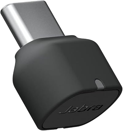 Jabra Link 380c MS USB-C Bluetooth Adapter for Evolve2 85 65 Headsets