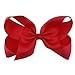 Yiho 20PCS 5.5inch Large Grosgrain Ribbon Hair Bows free elastic hairband