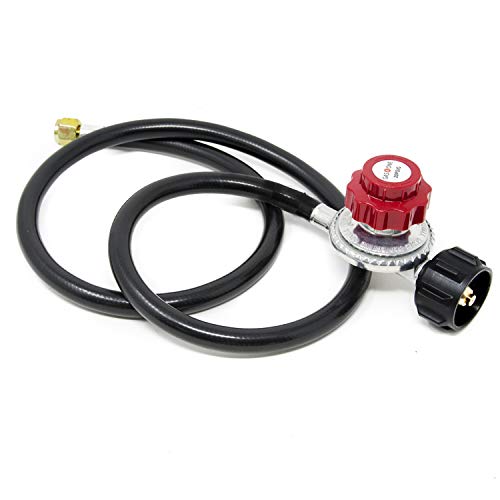 High Pressure Propane Tank AdjustableRegulator Hose For Turkey Fryer 0