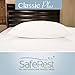 SafeRest King Size Classic Plus Hypoallergenic 100% Waterproof Pillow Encasement - Vinyl, PVC, and Phthalate Free - Includes Set of Two