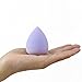 Premium Lavenna Cosmetics Original Beauty Makeup Sponge - Latex Free for Blending Liquid Foundation, Concealer, Powder & Cream - 1 Piece Egg Shaped Blender Applicator - Color Purple Teardrop
