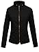 J.LOVNY Womens Lightweight Quilted Warm Zip Jacket/Vest with Pockets S-3XL
